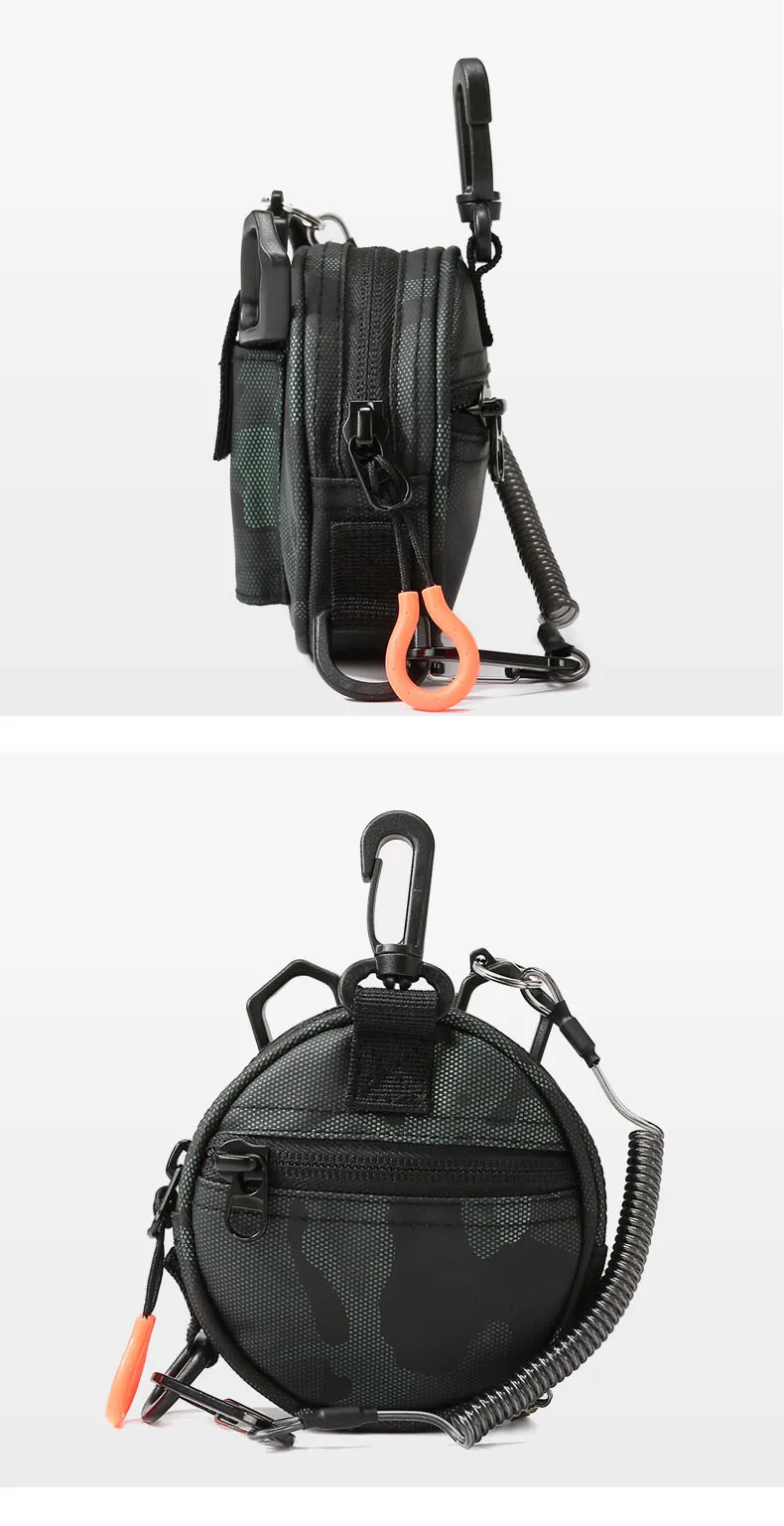 Taktische Molle Tasche Angelschnur Hängen Tasche mit Köder Zangen Halter Mini Brieftasche Karte Schlüssel Pack Camping Wanderung Jagd Geldbörse – Detail 8