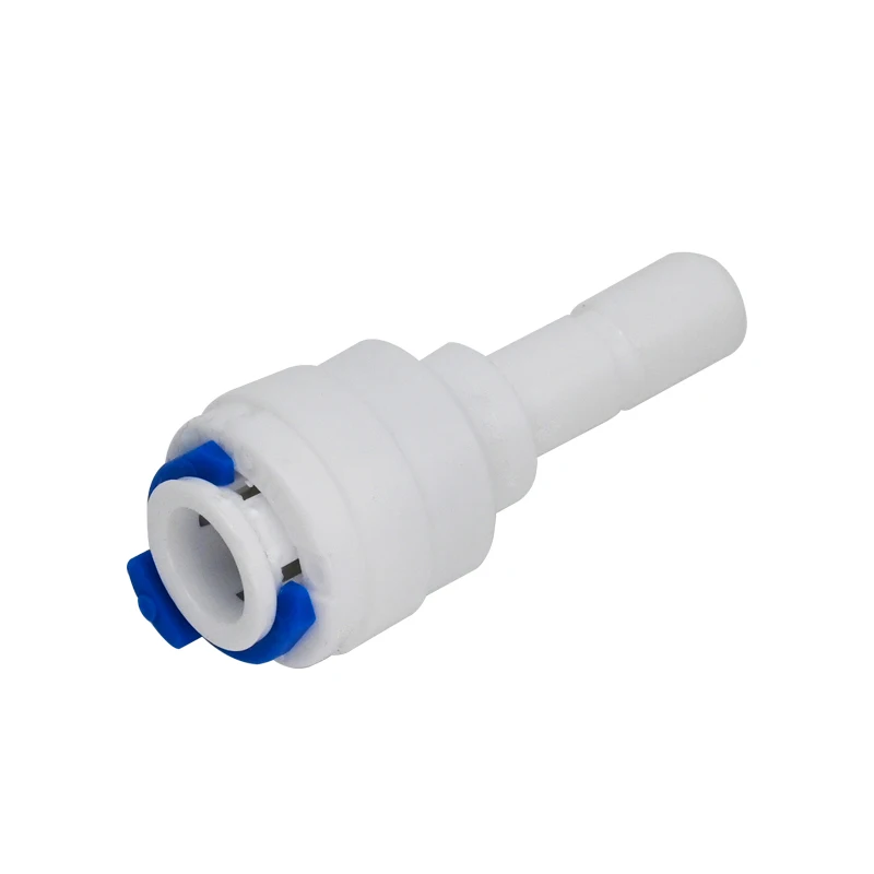 1/4 3/8 Reverse Osmosis Hose Connection Quick Coupling 1/4 3/8 Stem L Straight Tee RO Water Aquarium Plastic Joint Pipe Fitting