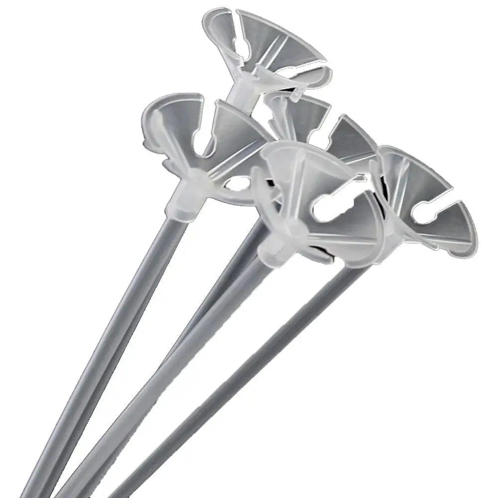 

100pcs NEW Transparent Balloon Holder Reusable Durable Balloon Display Sticks Multi-Purpose Balloon Stick and Cup Anniversary