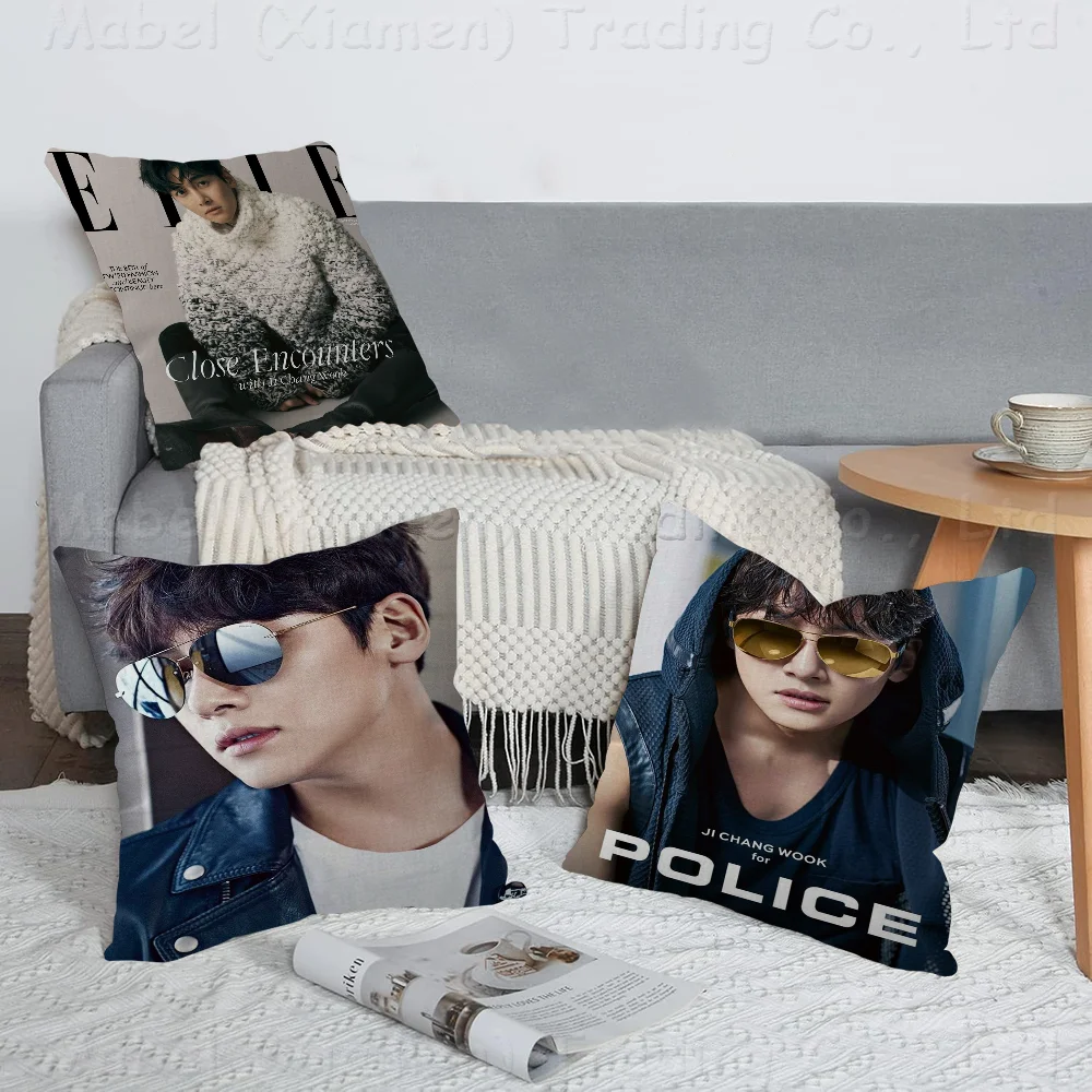 Ji Chang Wook Personalized Pillow Dust Cover Bedroom Kids Party Decoration Pillowcase Birthday Children Gift