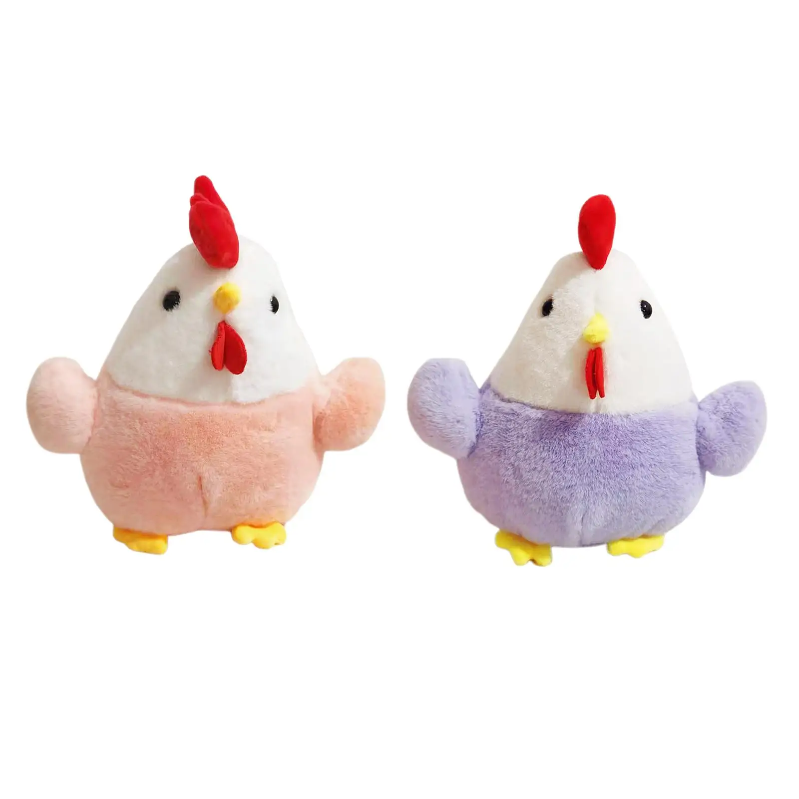 Stuffed Animal Realistic Chicken Toy Soft Decorative Animal Themed for Home