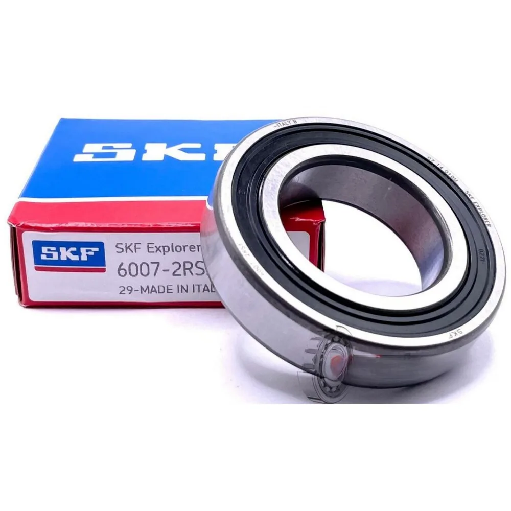 SKF 6007 2RS1 DEEP GROOVE BALL BEARING, RUBBER SEALED 35x62x14 mm