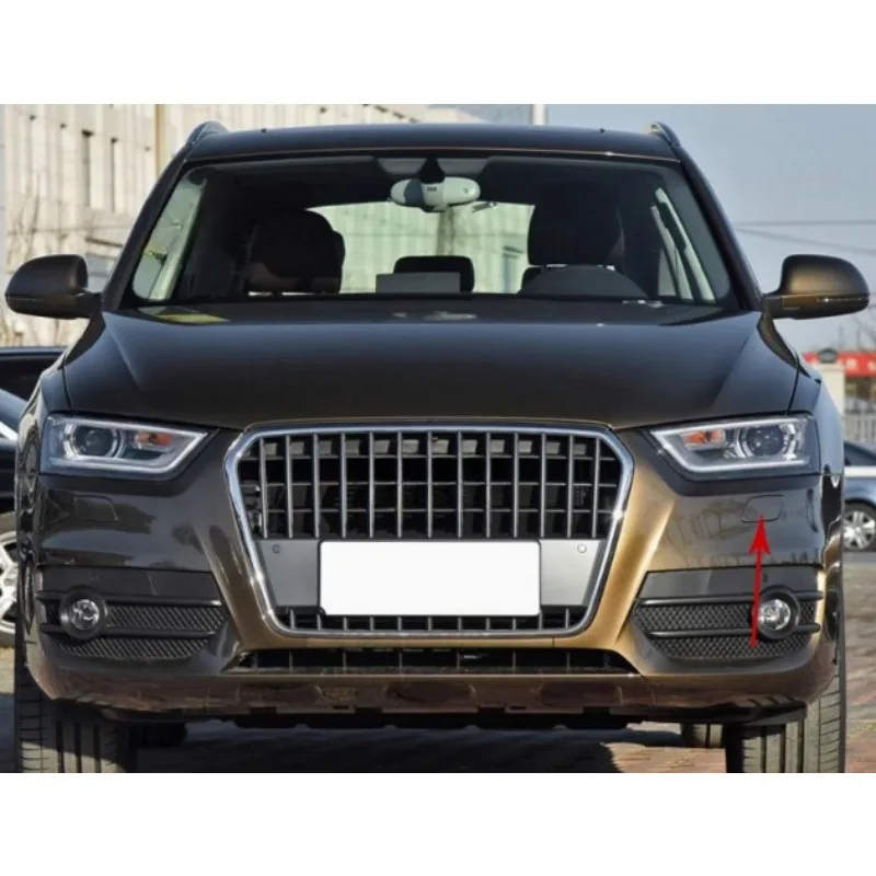 

Front Bumper Headlight Wash Spray Cover Left Right White Brown Orange Beige Golden Black for Audi Q3 2013-2015 Brand New
