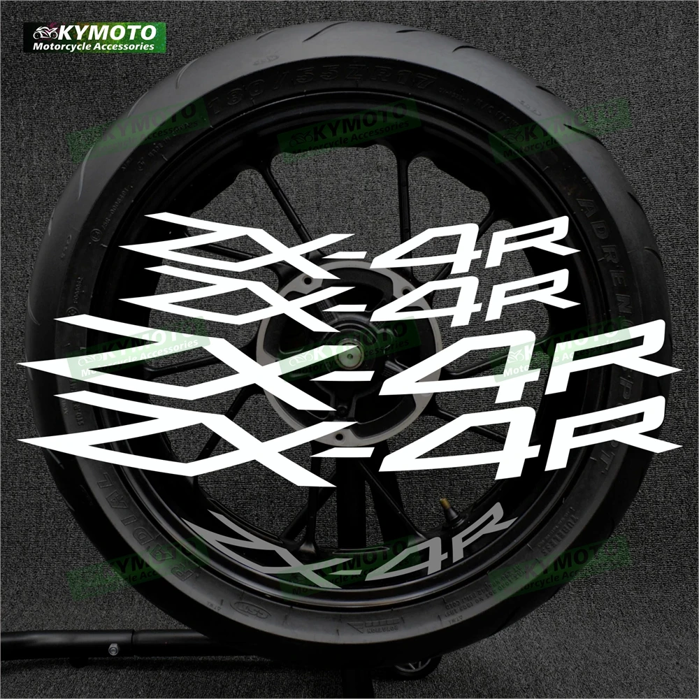

Для ZX-4R ZX4R аксессуары для мотоциклов, ступица колеса, 17-дюймовая наклейка, обод, декоративная печать, обтекатель, гоночная наклейка на контурную дугу