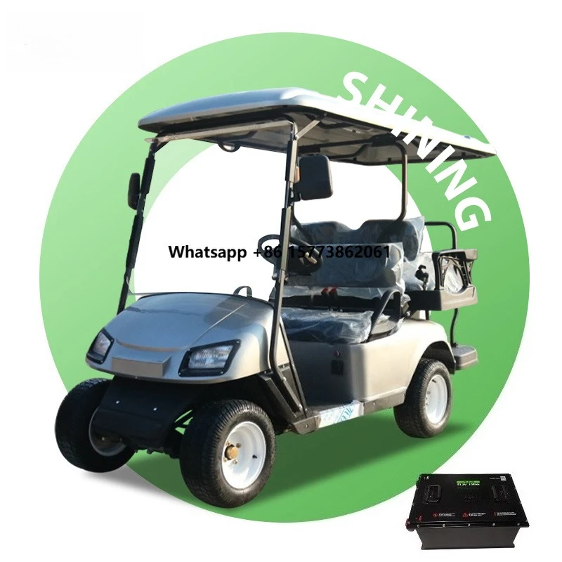 lsv Electric 4 Seat Mini Max 300 Cute Golf Cart Lead Acid Battery 5KW AC Motor Curtis Controller 50-70km/h Speed 90km