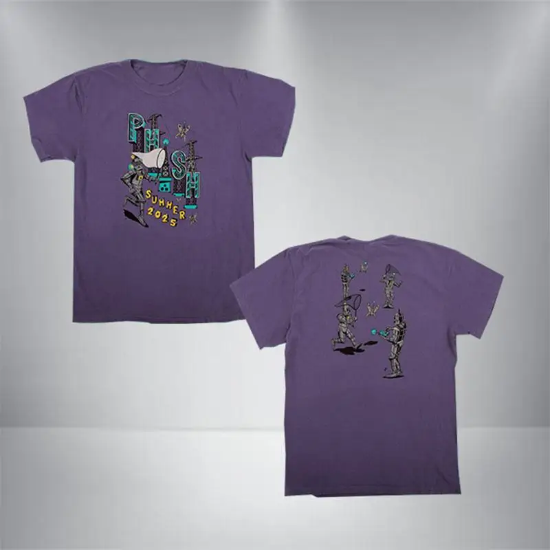 

Футболка Phish Band Merchandise Summer Tour 2025 Two Sides All S 4Xl