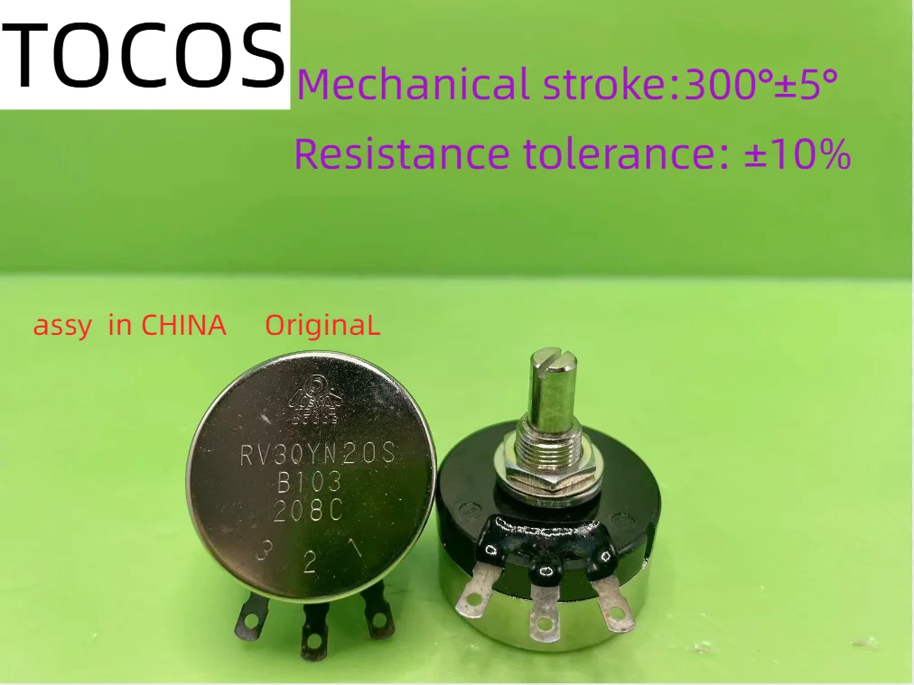 

1pcs RV30YN20S B103 10K speed control original Japanese imported TOCOS TOKYO single turn potentiometer