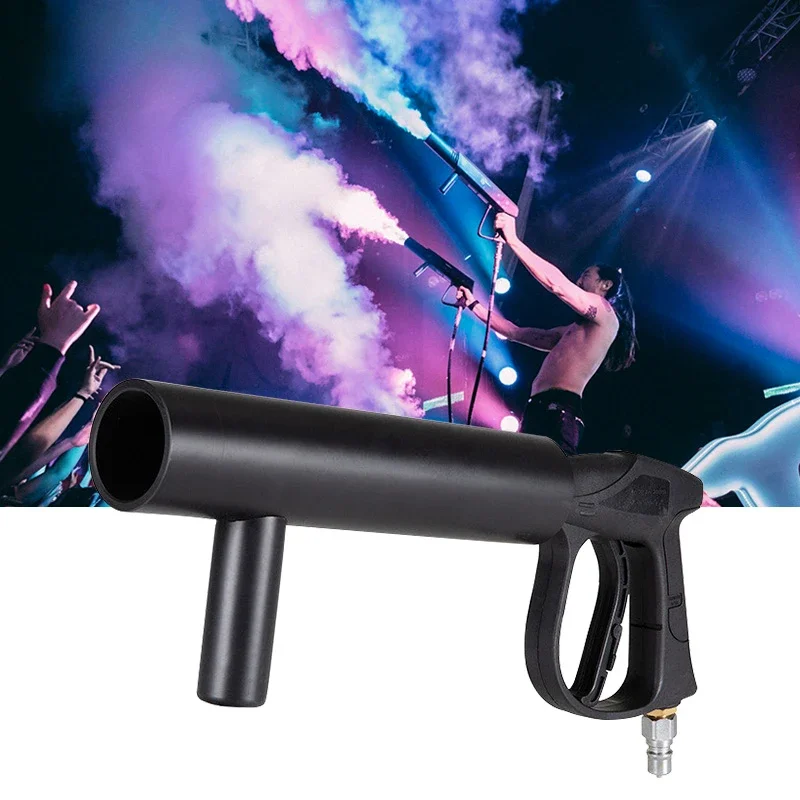 Mini Handheld DJ CO2 Cryo Jet Gun Cannon CO2 Gun Carbon Dioxide Gas Fog Air Wedding Gun for Party Night Club Stage Show