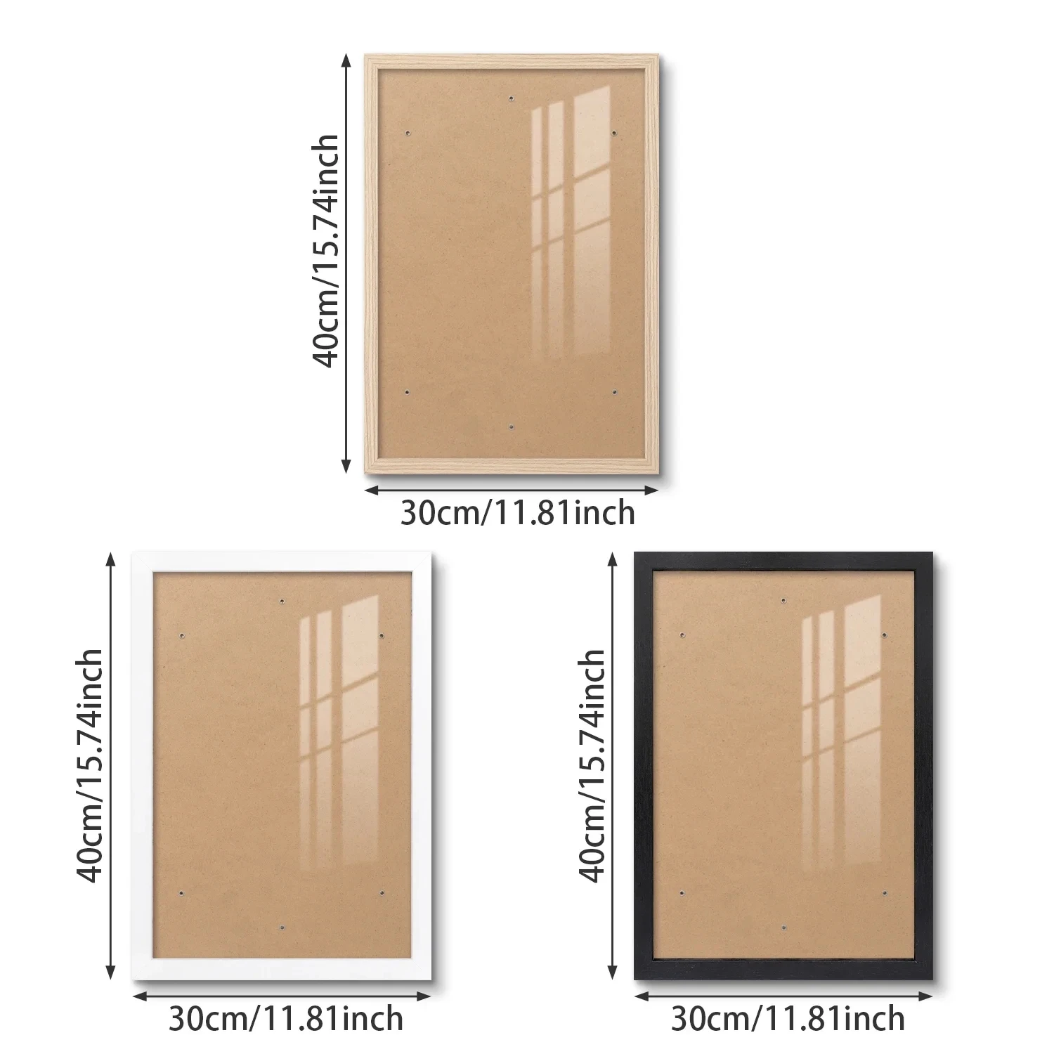Bingkai Foto Hitam Putih 30x40 - Engraved Wood Frame ulasan dan harga