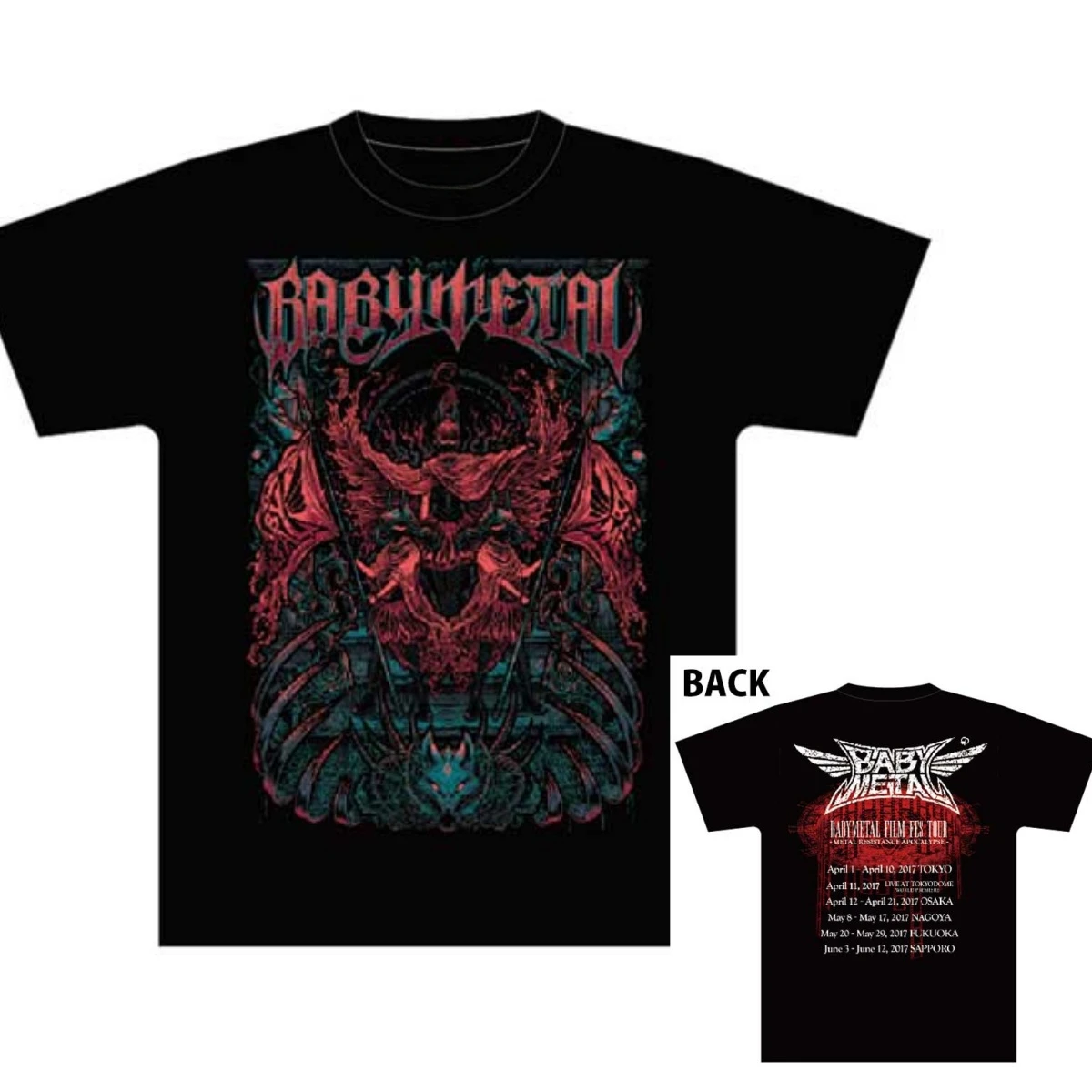 THE ONE TEE 2026 BABYMETAL Band T-Shirt Baumwolle Grafik-T-Shirt Herren Damen Sommer Streetwear – Detail 6