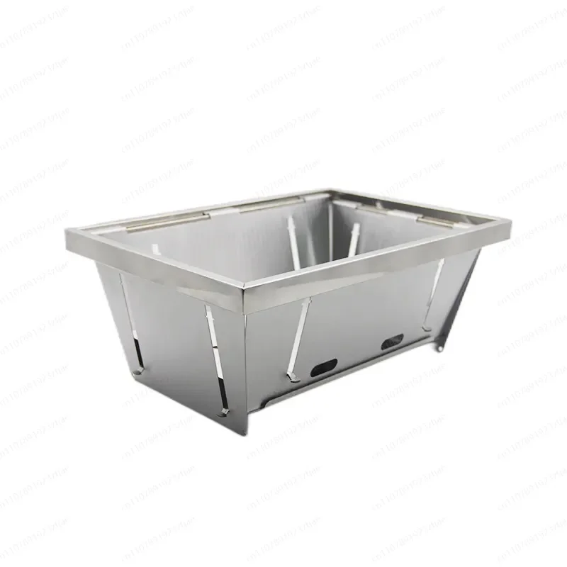 

Современный портативный складной бездымный угольный гриль из нержавеющей стали для кемпинга