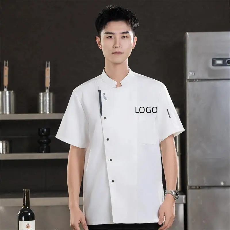 verao-fino-catering-chef-workwear-respiravel-manga-curta-hotel-restaurante-cozinha-chef-uniforme-personalizacao-personalizada-logotipo