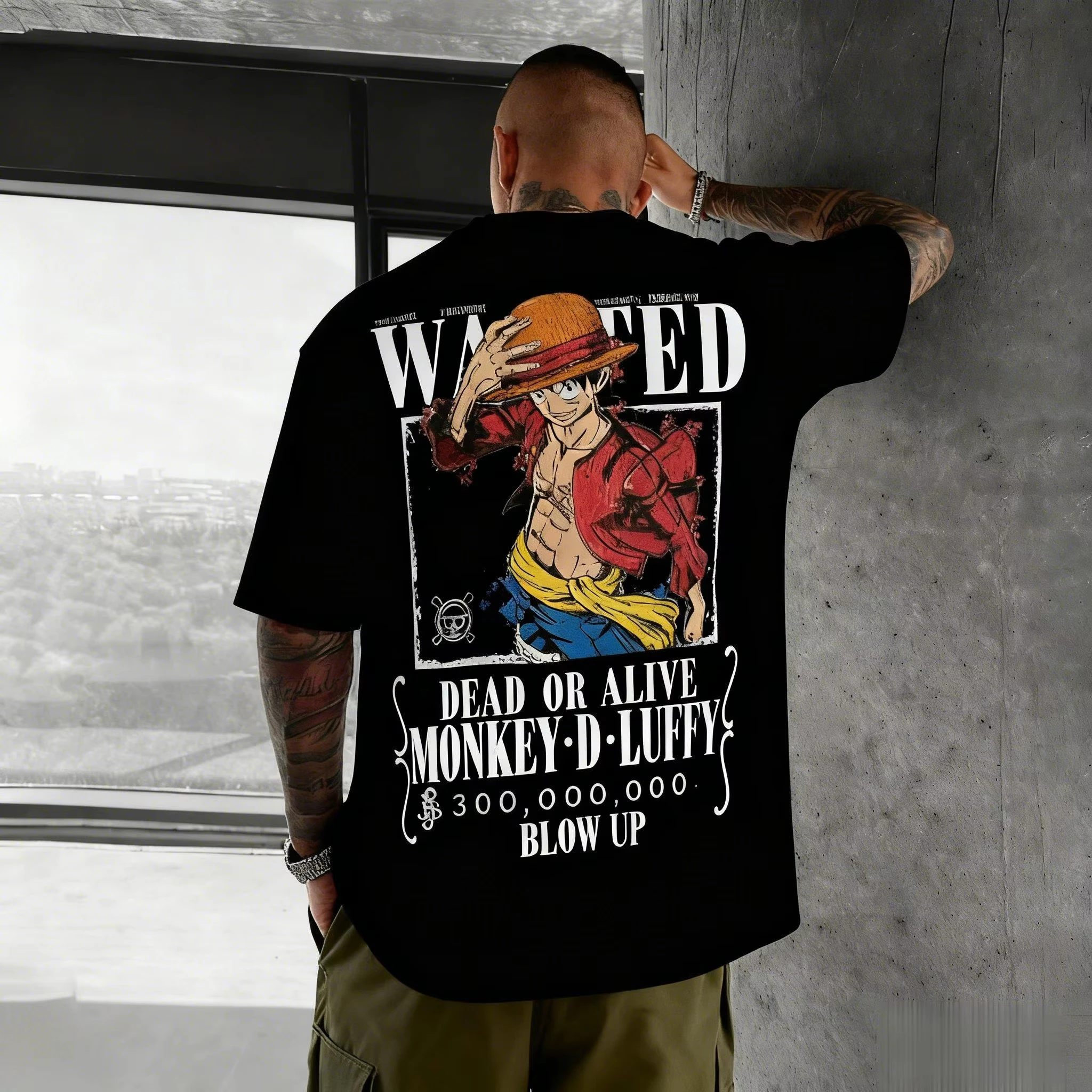 One Piece Anime Luffy T Shirt Men Women Cotton Short Sleeve Summer Y2k Graphic Tee Casual Streetwear Oversized Tops 2026 New