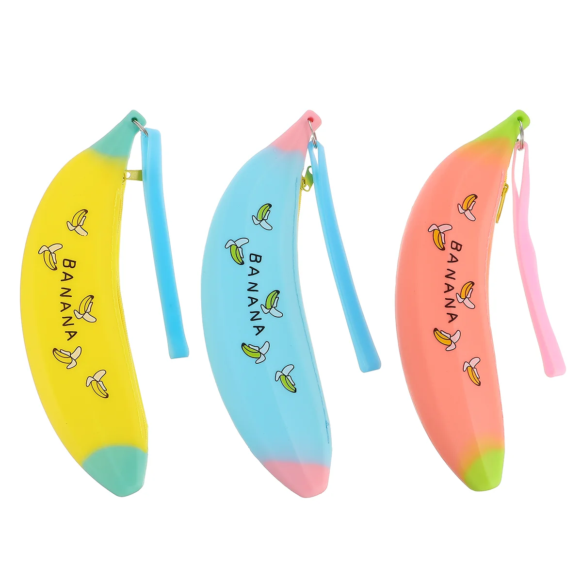 

Makeup Bag Fruit Pencil Case Cute Letters Banana Lovely Shape High Capacity Student