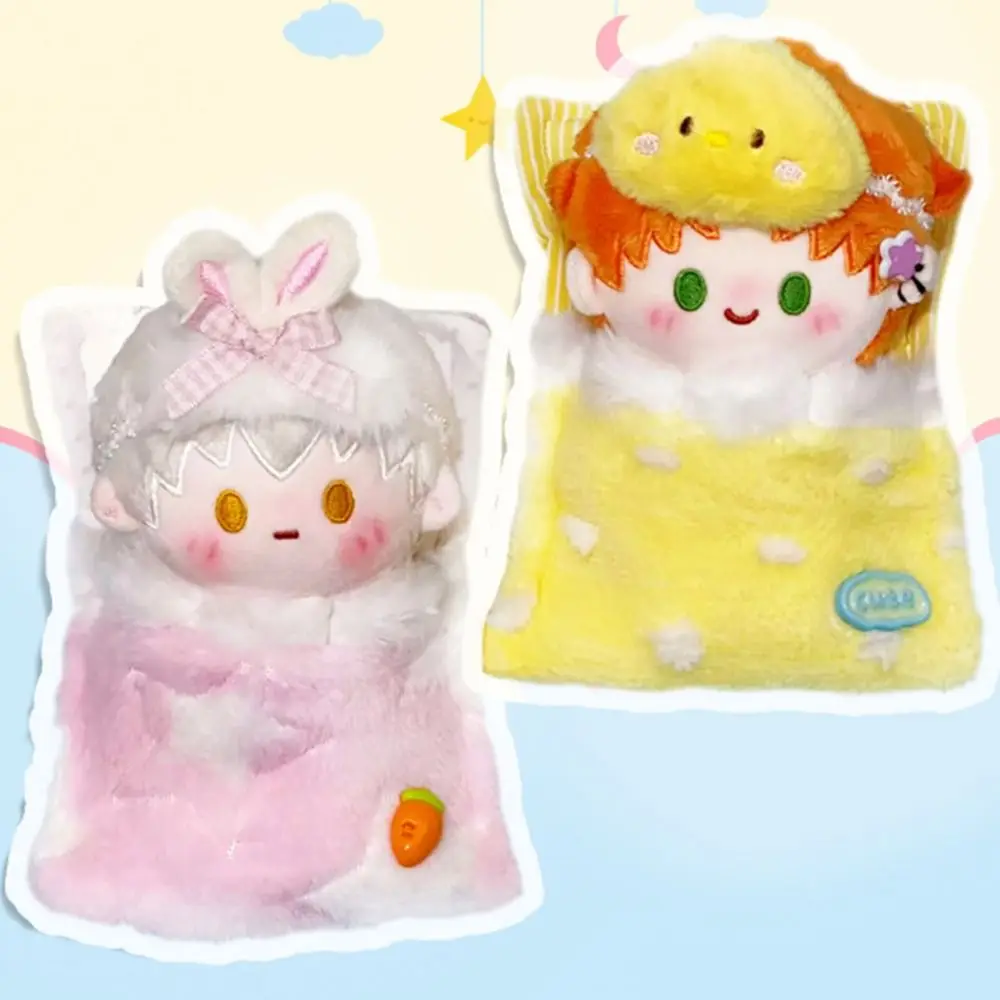 

Cute Rabbit Bear Chick 10-15cm Cotton Clothes with Headband Colorful Bed High-quality Sleeping Bag for