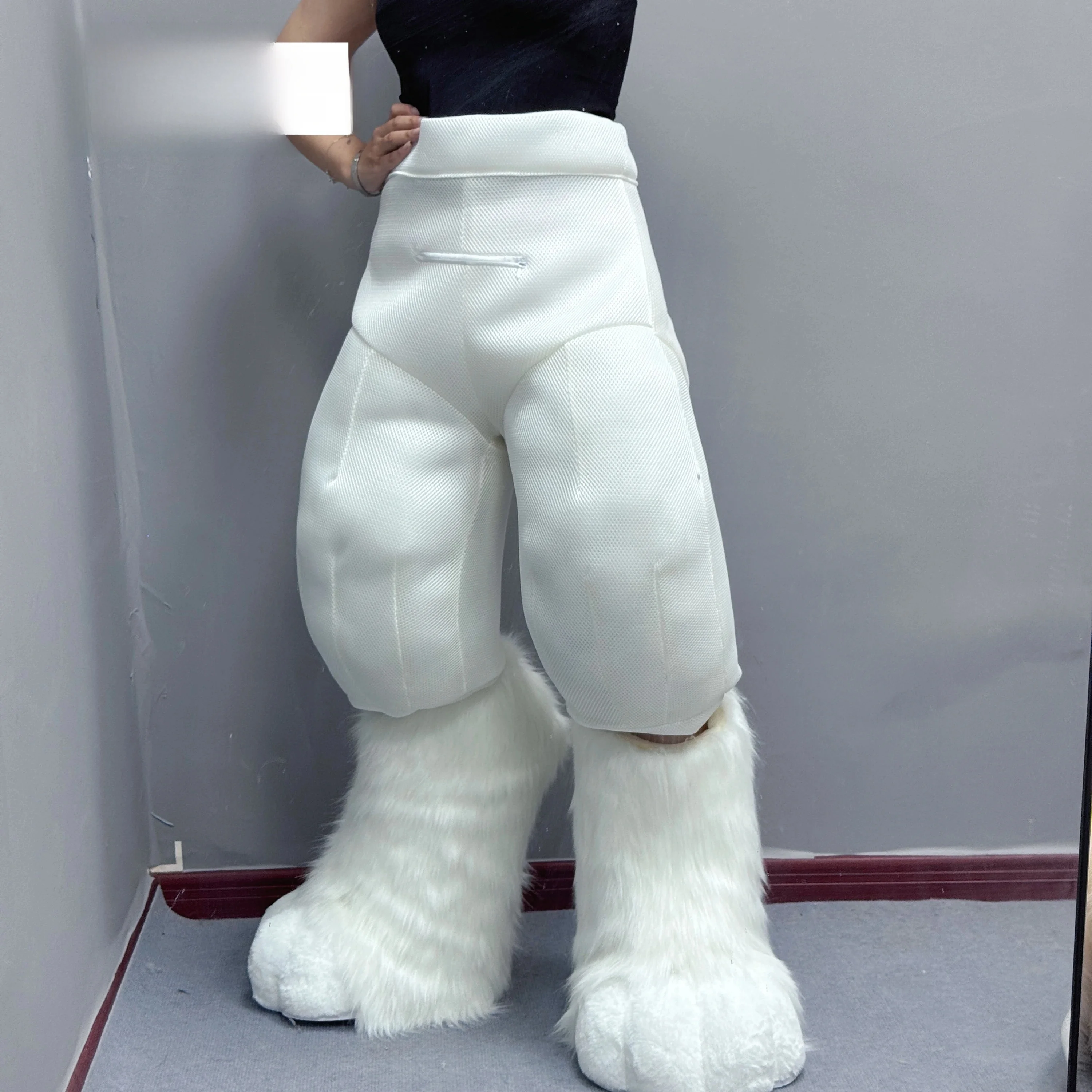 New Arrival Integrated Furry Costume Long Legged Curved Legged Partial Full Body Animal Suit Cosplay Prop for All Genders