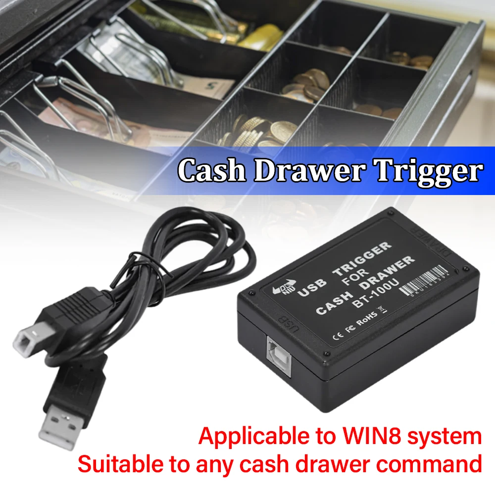 

Cash Drawer Driver Trigger With USB Interface Switch Control For Any Cash Drawer Command Available For Win8 Systems BT-100U