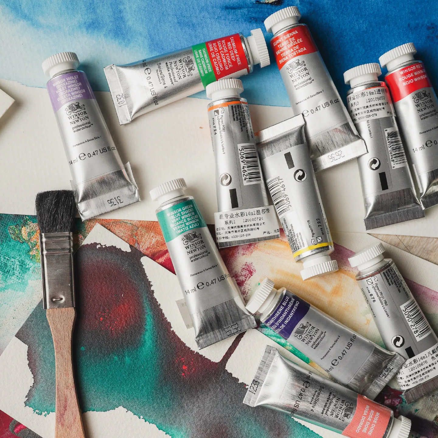 Farby akwarelowe Winsor & Newton Series 1 Professional, tuba 14 ml (0,47 uncji), artykuły do malowania i rysowania dla artystów, akwarele — zdjęcie produktu 4
