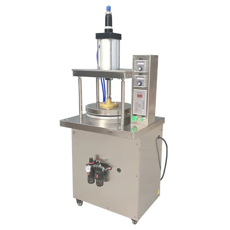 

Pneumatic Flour Tortilla Pizza Dough Pastry Press Machine Flour Tortilla Dough Pancake Press Flattening Machin