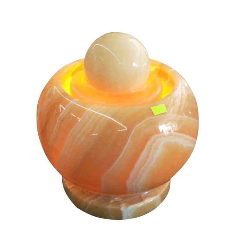 High Quality Marble Stone Desktop Water Fountain Fengshui Ball Feature Waterfall Sculpture for Home Indoor Decoration