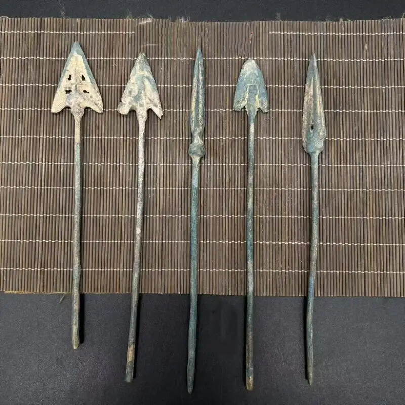 Traditional Chinese antiques miscellaneous bronze arrows folk art collection handicrafts