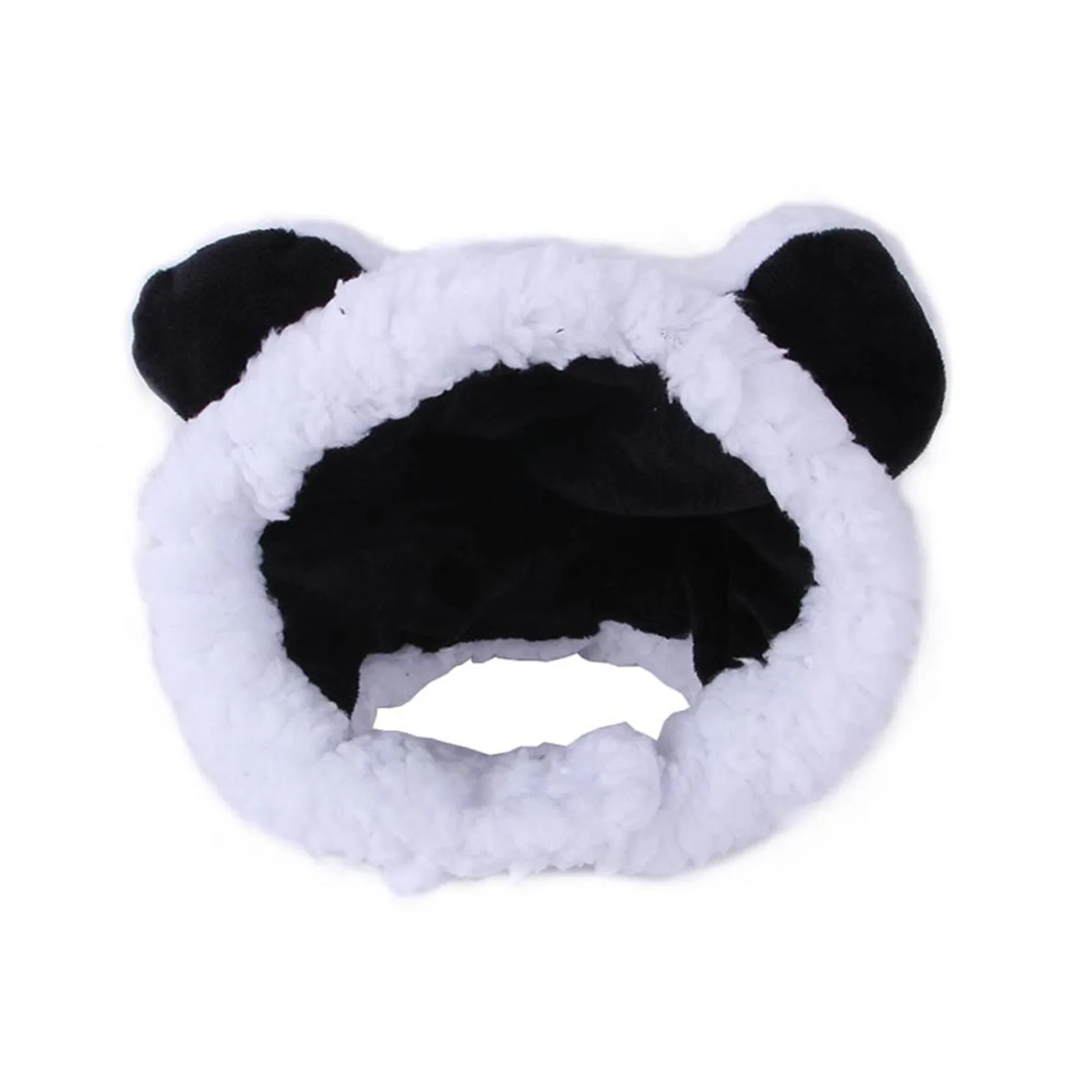 Cute Cat Costume Bear Hat For Cat Adjustable Soft Small Pet Headwear Bear Hat For Cat Puppy Dog Funny Cat Cap Bear Plush Head