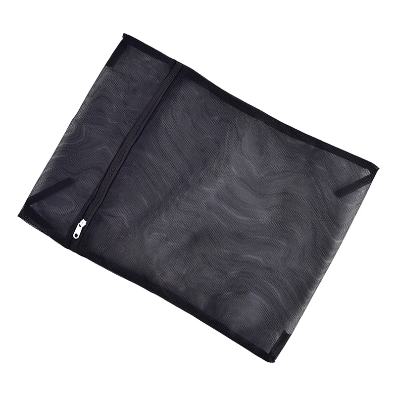 Clothes Washing Machine Laundry Bag With Zipper Nylon Mesh Net Bra Washing Bag 3 Sizes Black Wash Bags