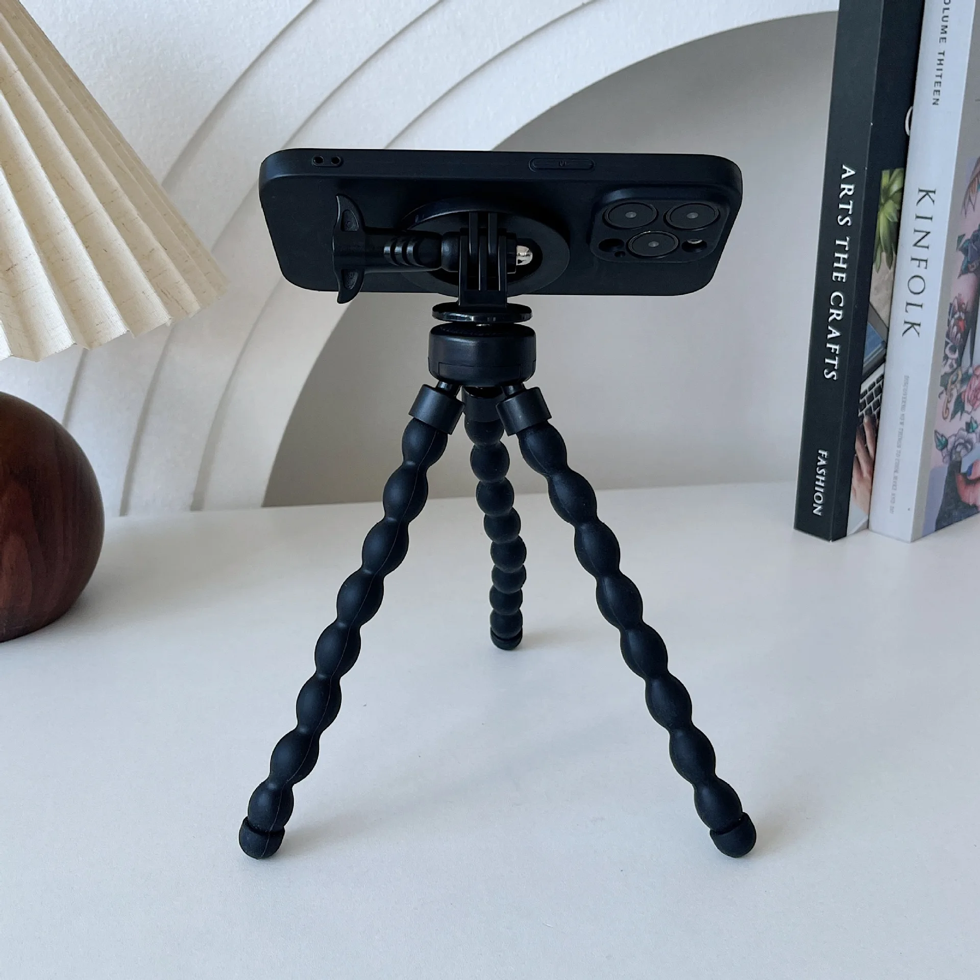 For Magsafe Magnetic Tripods For Mobile Phone Tripod Smartphone Monopod Universal Stand Octopus Mini Tripod For Phone Holder