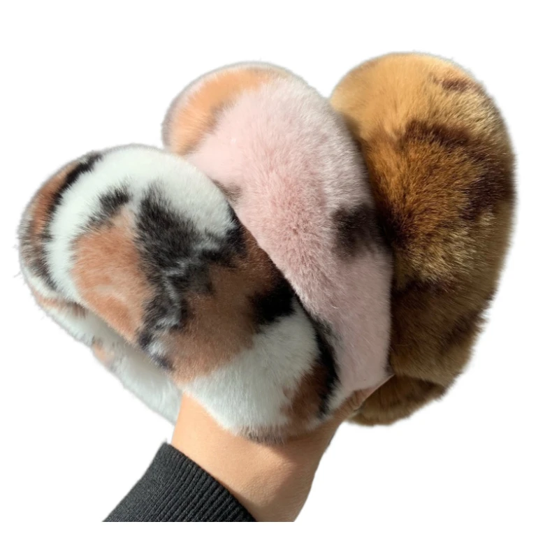 Natural Rabbit Fur Headband Fashion Soft Warm Women Cute Colorful Hair Real Fur Head Hoop Bands Accessories Female Headdress