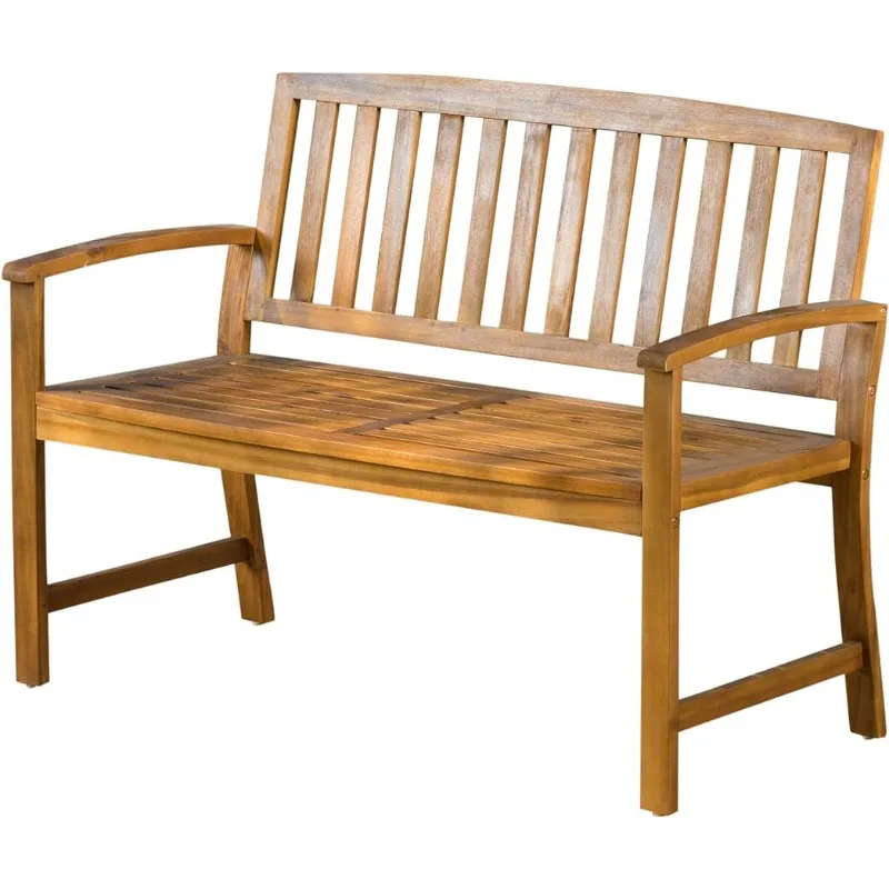 Christopher Knight Home Loja Acacia Bench, Teak Finish