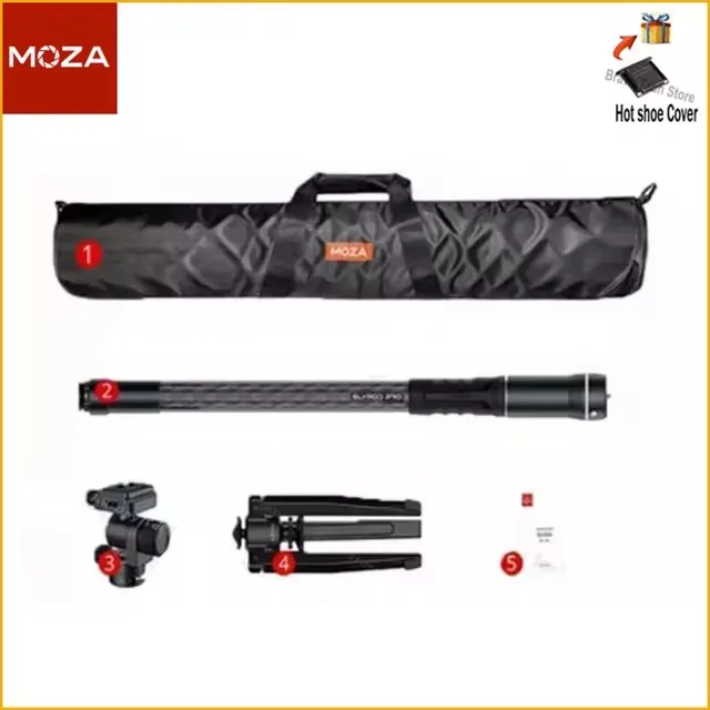 MOZA Slypod Pro 3-in-1 Electric Motorized Slider Monopod, Motion Control 13lbs Vertical Payload for DSLR/SLR with Tripod