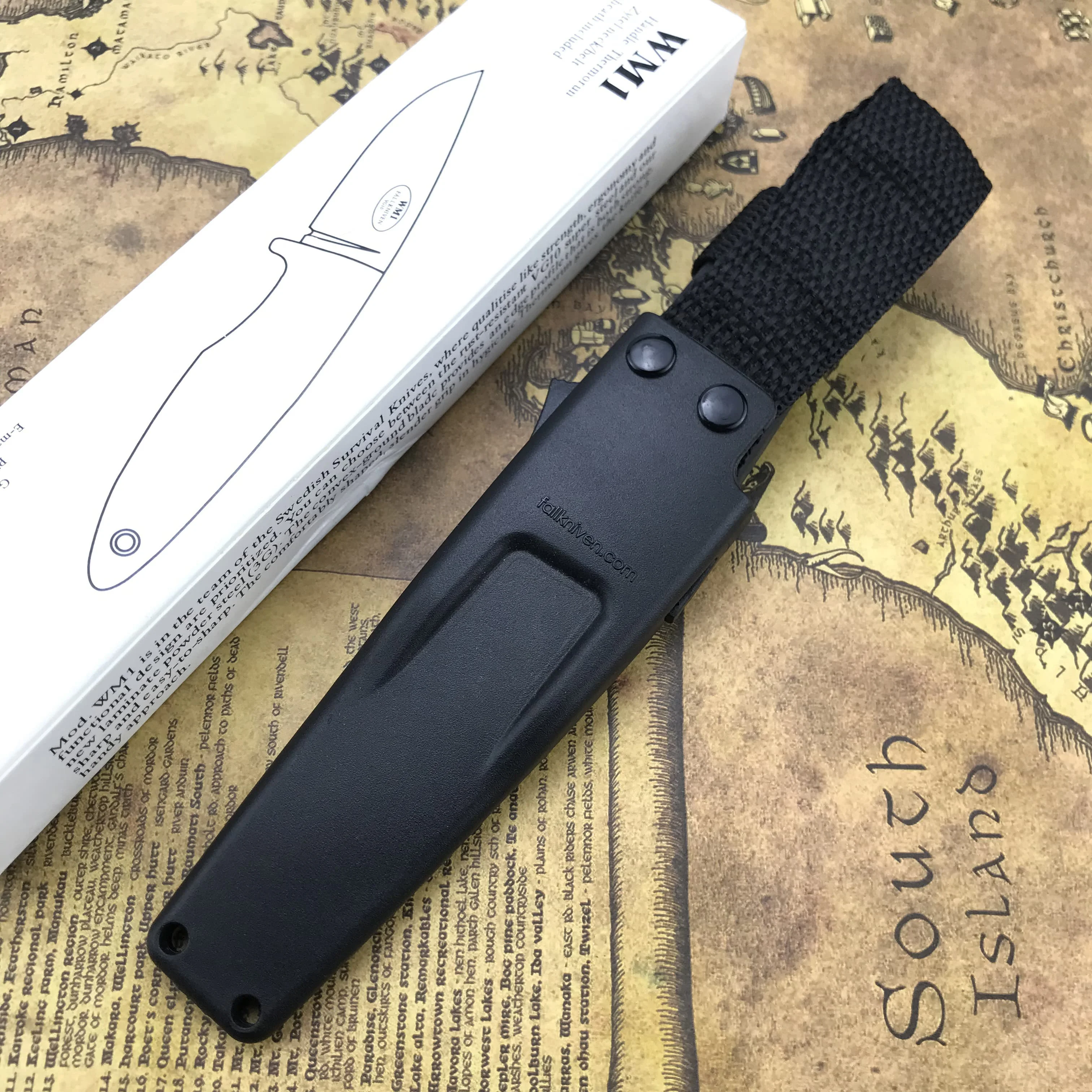 WM1 Fixed blade Straight knife 7Cr13Mov blade ABS plastic handle with knife sleeve Outdoor camping tactical knife EDC knife