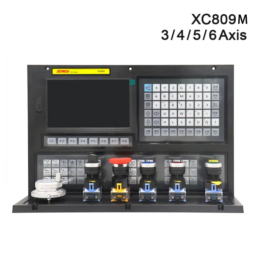 XCMCU Stand Alone XC809M 1~6 Axis USB Controller Support FANUC G-code For Offline Milling Boring Tapping Drilling Feeding