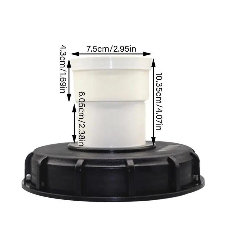 Filtro de tapa de tanque IBC, juego de accesorios de bolsa IBC, codo 4590, accesorios de bolsa IBC, accesorios de bolsa IBC para bolsa de agua interior, filtro de tapa IBC