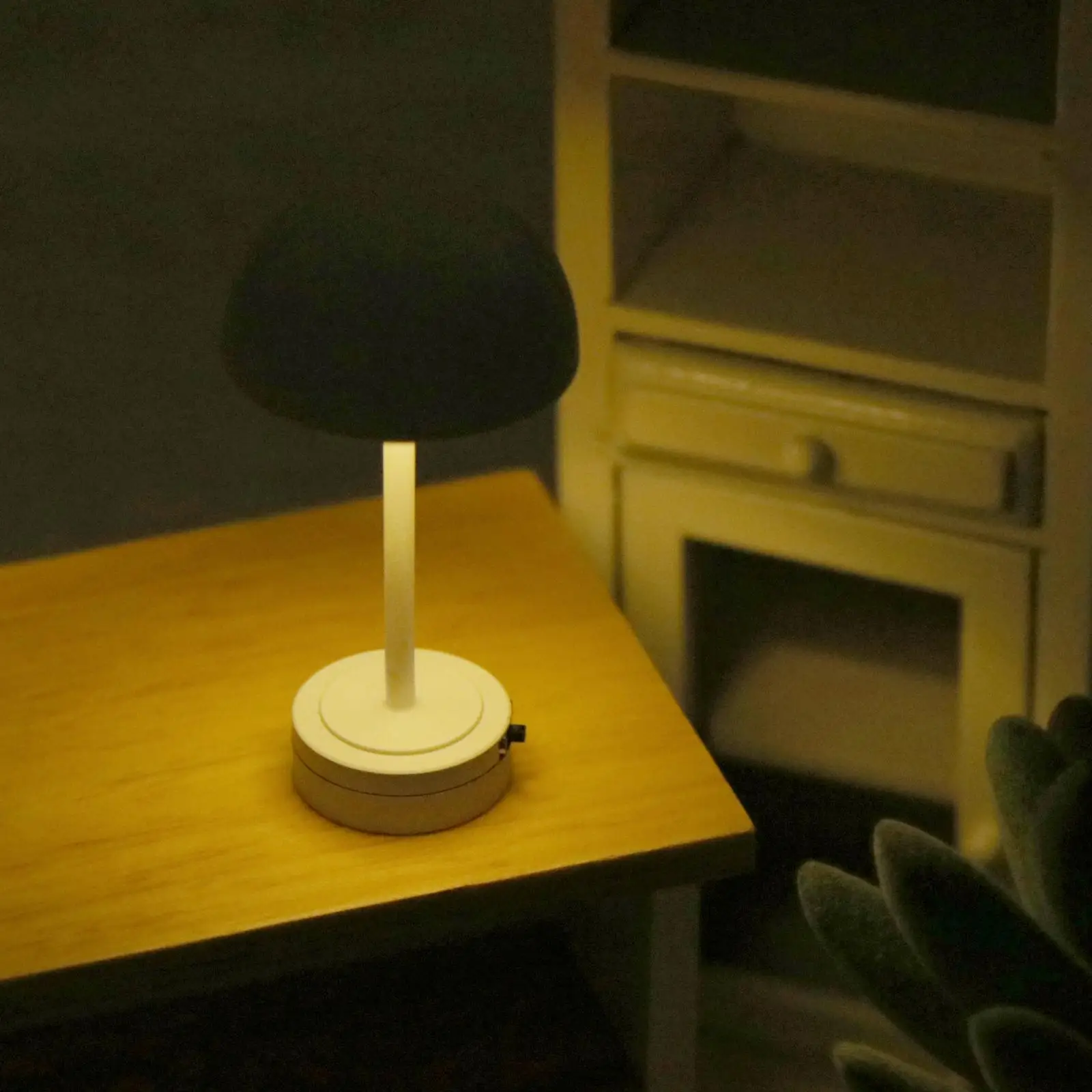 Lampe de Table pour maison de poupée 1:12, modèle de lampe de bureau pour cuisine et salle à manger