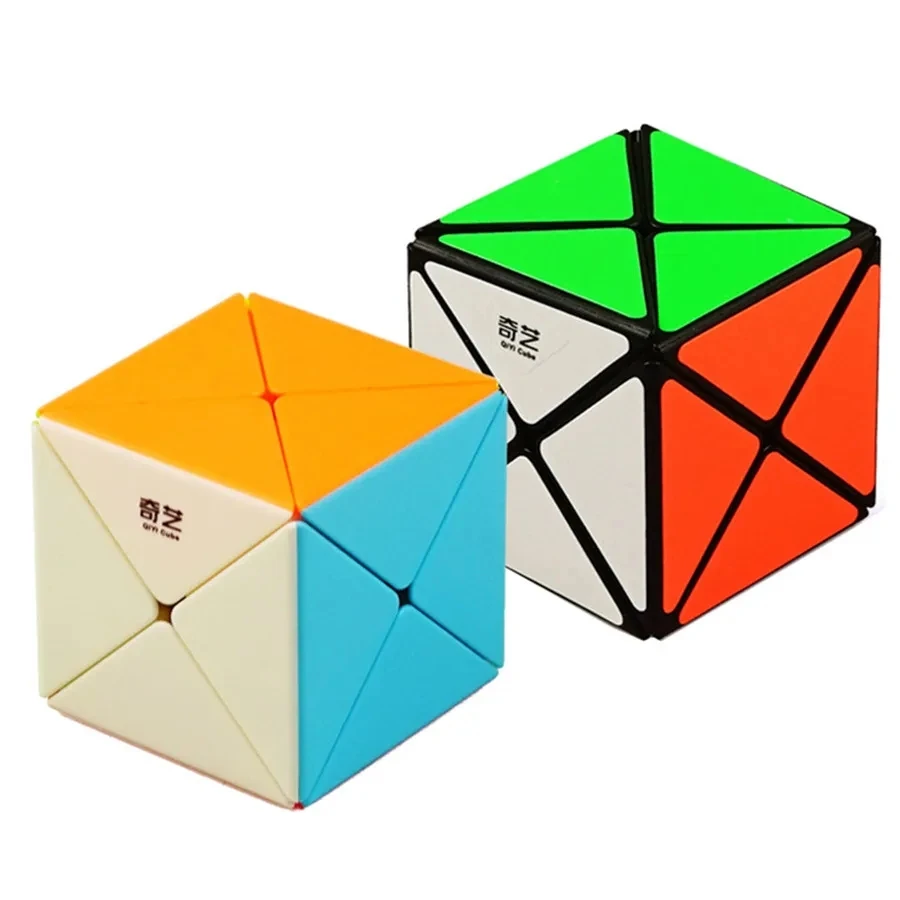 

Qiyi X куб 2x2x2 X-образный магический куб Qiyi X скоростной куб 2x2 необычная форма Головоломка Куб игрушки