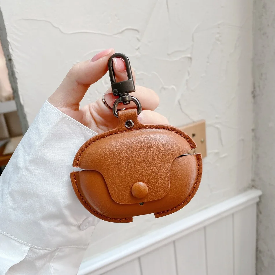 Für Beats Studio Buds Fall Vintage Leder Schützen Abdeckung für Beats Studio Buds + Drahtlose Kopfhörer Fall Luxus Zubehör