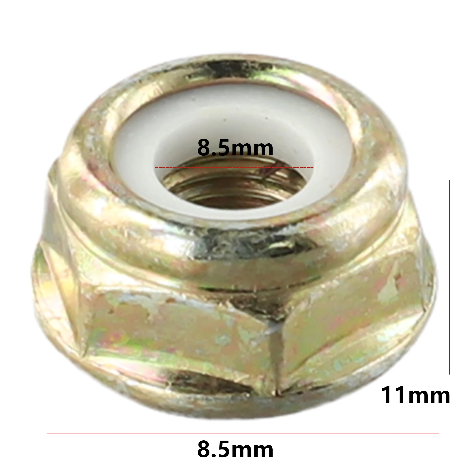 Secure and Stable Blade Attachment with M10x1 25 Left Hand Thread Blade Nut for Brushcutter Gearbox, Suitable for Various Models