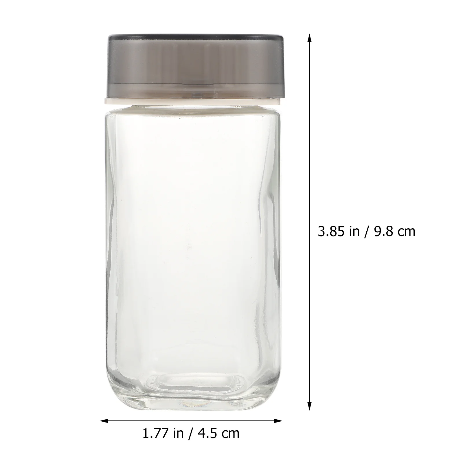 

4Pcs Kitchen Glass Condiment Jars Seasoning Bottles Spice Storage Containers Practical Kitchen Seasoning Jar