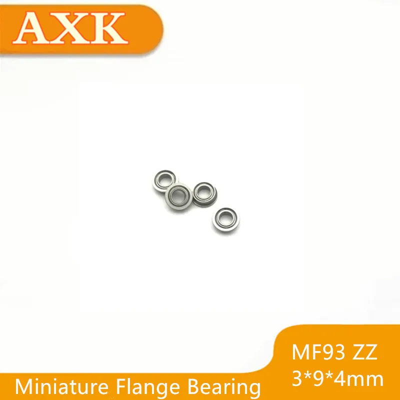 

Real Special Offer Mf93zz Flange Bearing 3x9x4 Mm Abec-1 ( 10 Pcs ) Miniature Flanged Mf93 Z Zz Ball Bearings