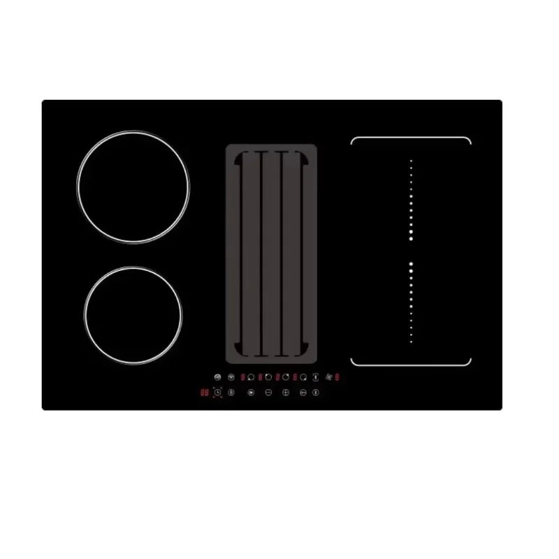 New kitchen 4 burner induction cooker Induction cooker with built-in stove Induction cooker with downward range hood