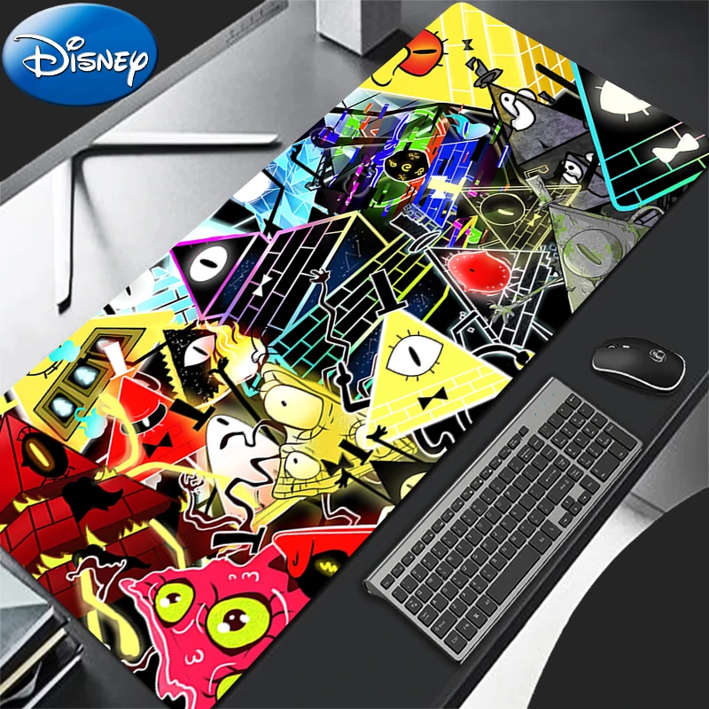 

Коврик для мыши для офиса, ноутбука, игровые аксессуары, коврик для мыши Gravity Falls, аниме, коврик для клавиатуры, ПК, геймер, Bill Cipher, милый удлиненный настольный коврик