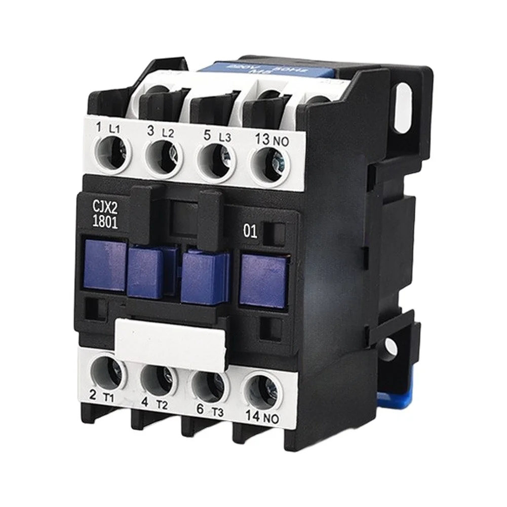 Three Pole AC Contactor CJX2-1810 220V 50/60Hz for Lighting Control Panels and Power Switching in Commercial Buildings