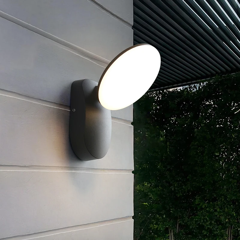 Waterproof LED outdoor wall lamp, courtyard entrance balcony, garden wall lamp, minimalist modern outdoor corridor wall lamp