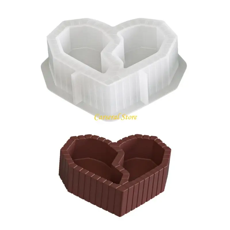 

M4YF Love Heart Mould for Presenting Treats in Elegant Heart Silicone Designs