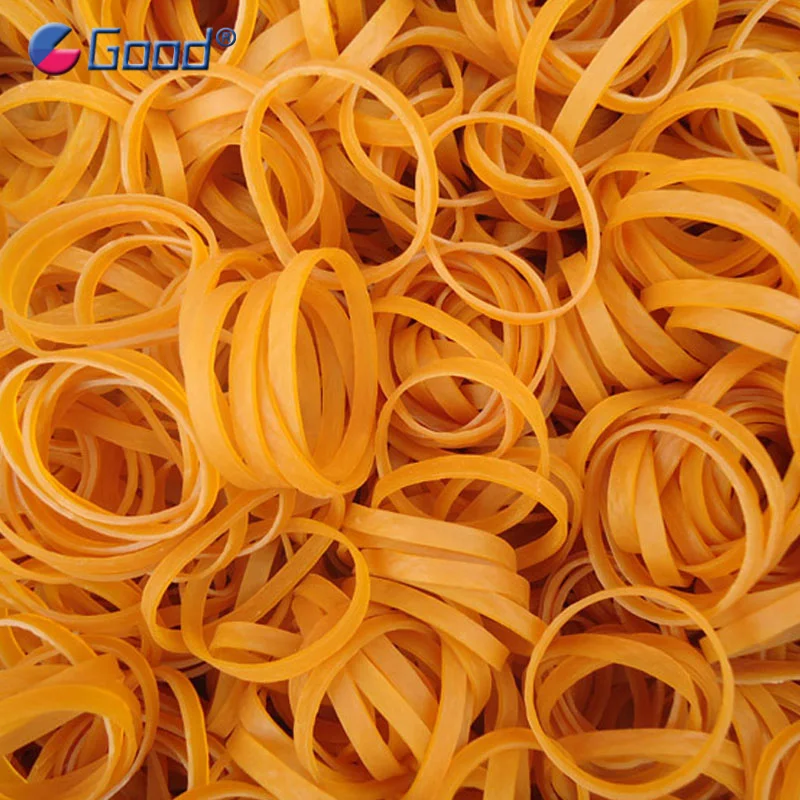 Dia 20mm~75mm Yellow High Elastic Rubber Bands Wide 2/3/4/5/10mm Home School Office Industrial Stretchable Sturdy Rubber Rings