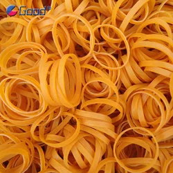 Dia 20mm~75mm Yellow High Elastic Rubber Bands Wide 2/3/4/5/10mm Home School Office Industrial Stretchable Sturdy Rubber Rings