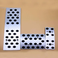 For Honda Civic 2011 2012 2013 2014 Aluminum AT automatic Accelerator Brake Pedal Pedales Stickers with logo Car Accessories