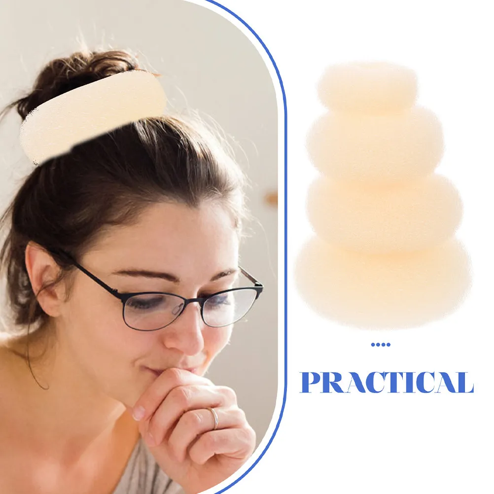Donut Bun Hair Maker 12pcs – Quick Easy Styling Tool for Short Fine Hair, Safe Sturdy Smooth Texture