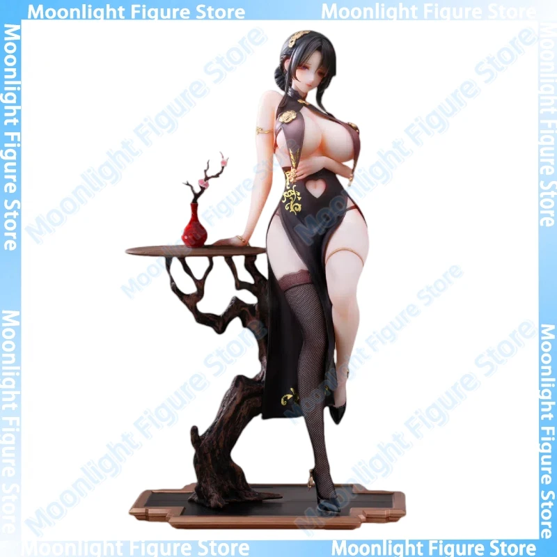 

In Stock BearPanda Cheongsam Girl Chasing Eye 1/6 Sexy Girl Statue Anime Action Figure Toy Model Gift Collection